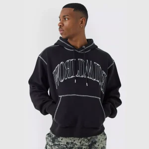 Oversized Boxy Acid Wash Hoodie