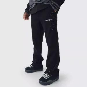 Slim Fit Star Applique BM Gusset Joggers
