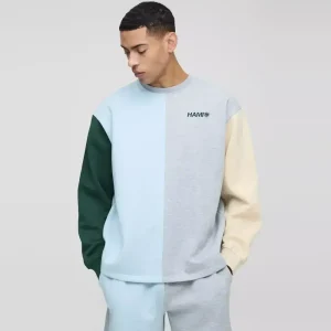 Oversized Official Applique Washed Sweatshirt