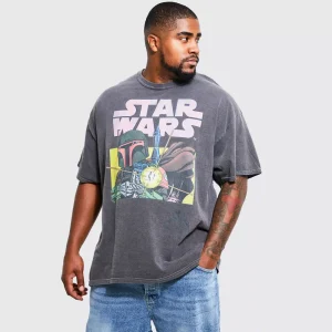 Oversized Bleach Tie Dye Graphic T-shirt