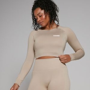 Seamless Long Sleeve Crop Top