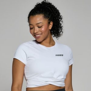 Short Sleeve Crop Top - Black