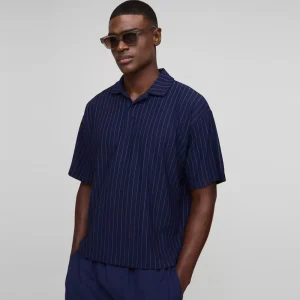 Oversized Heavyweight Cut and Sew Rugby Polo